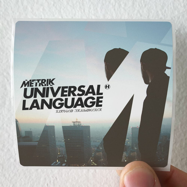 Metrik Universal Language Album Cover Sticker
