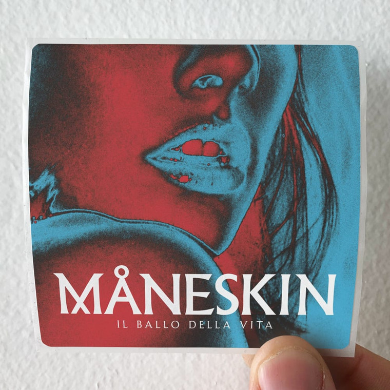 Maneskin Il Ballo Della Vita Album Cover Sticker Maneskin Il Ballo Della Vita Album Cover Sticker