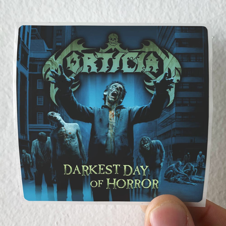 Mortician Darkest Day Of Horror Album Cover Sticker
