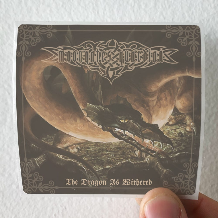 Moongates Guardian The Dragon Is Withered Album Cover Sticker