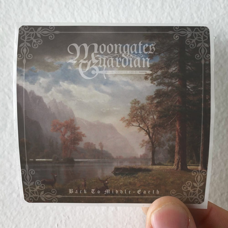 Moongates Guardian Back To Middle Earth Album Cover Sticker