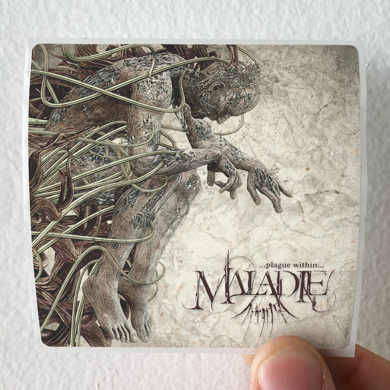 Maladie Plague Within Album Cover Sticker
