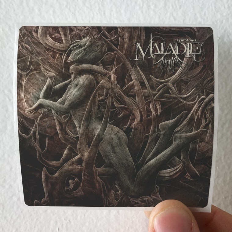 Maladie Symptoms Album Cover Sticker