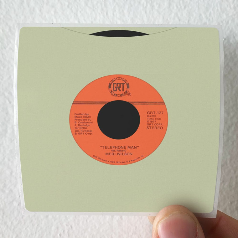 Meri Wilson Telephone Man Album Cover Sticker
