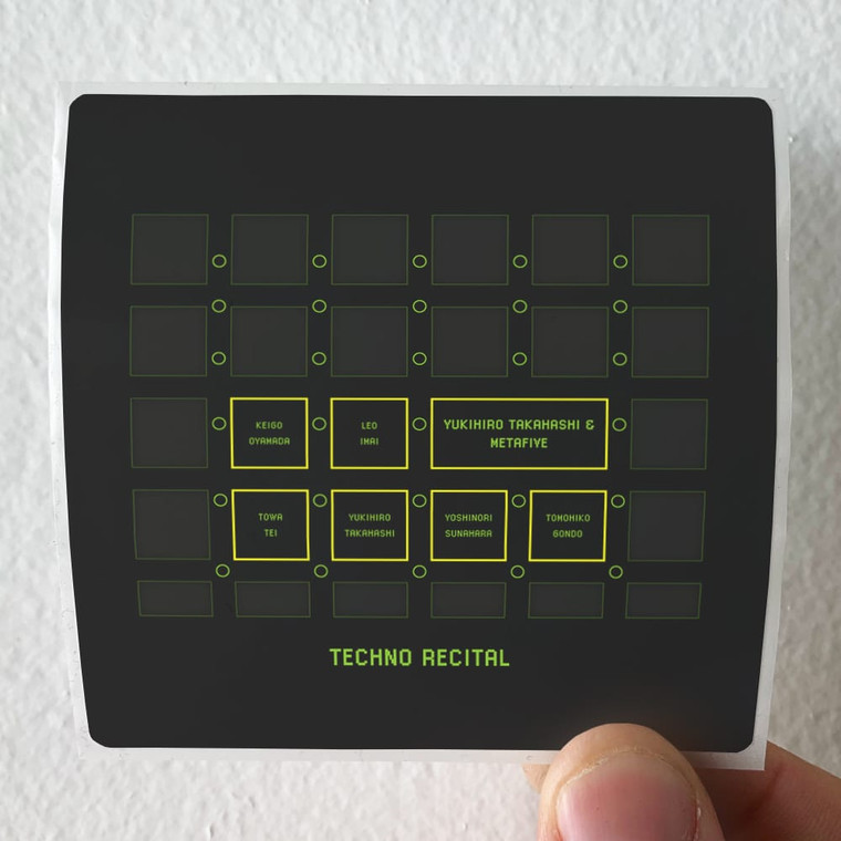METAFIVE Techno Recital Album Cover Sticker