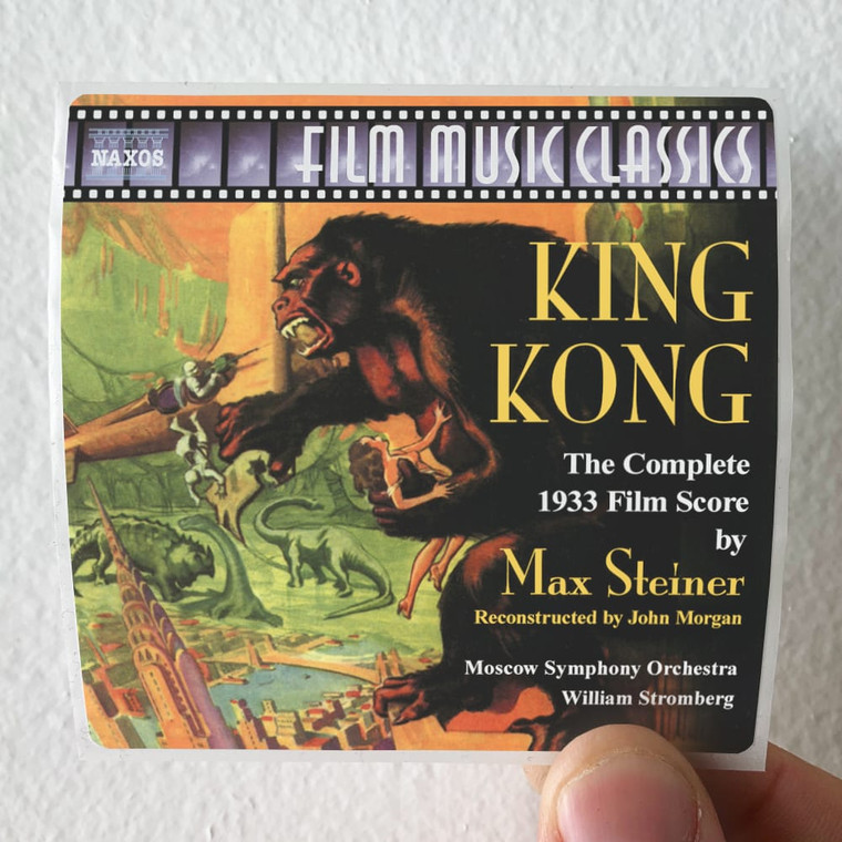 Max Steiner King Kong Album Cover Sticker