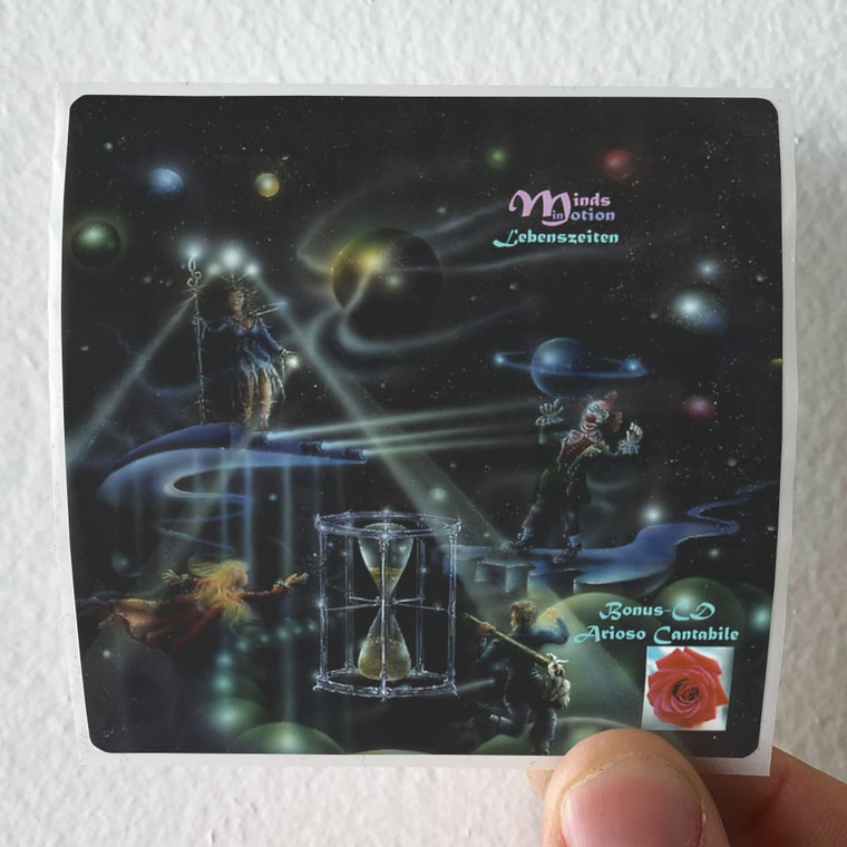 Minds In Motion Lebenszeiten Album Cover Sticker