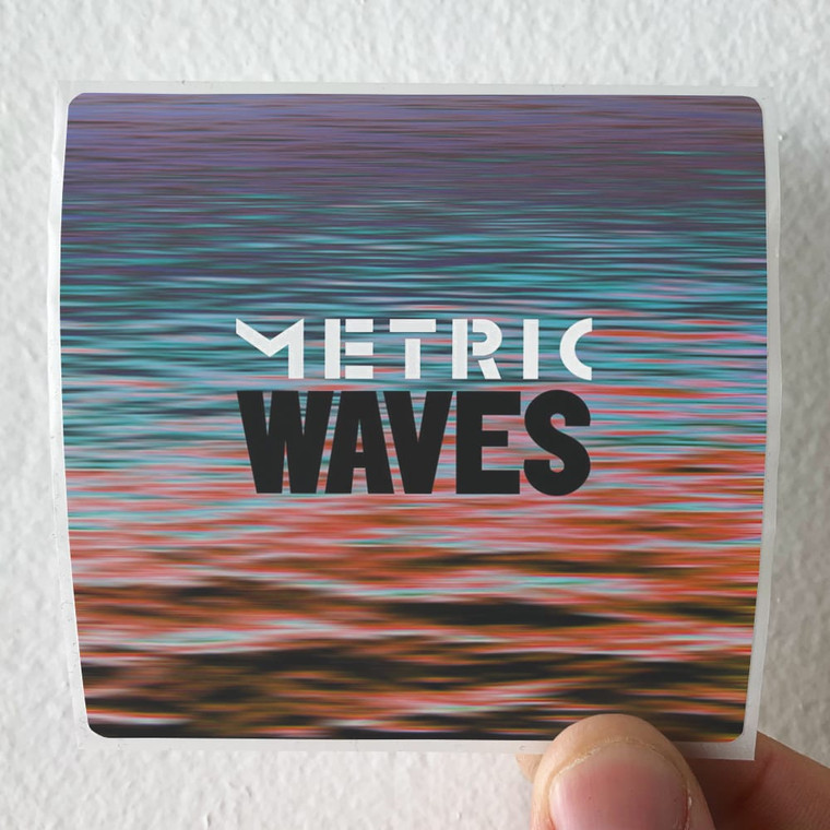 Metric Waves Album Cover Sticker