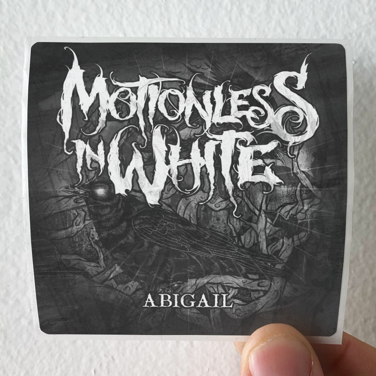 Motionless In White Abigail Album Cover Sticker