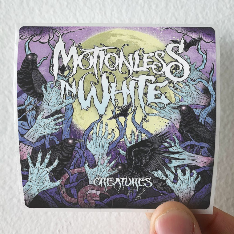 Motionless In White Creatures Album Cover Sticker