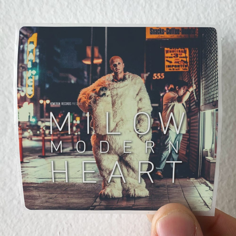 Milow Modern Heart Album Cover Sticker