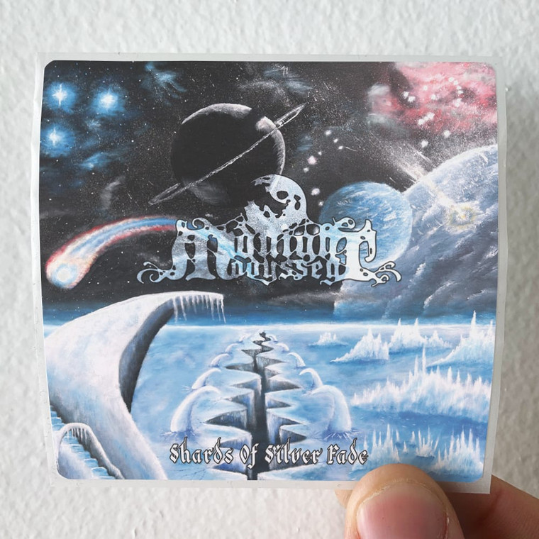Midnight Odyssey Shards Of Silver Fade Album Cover Sticker