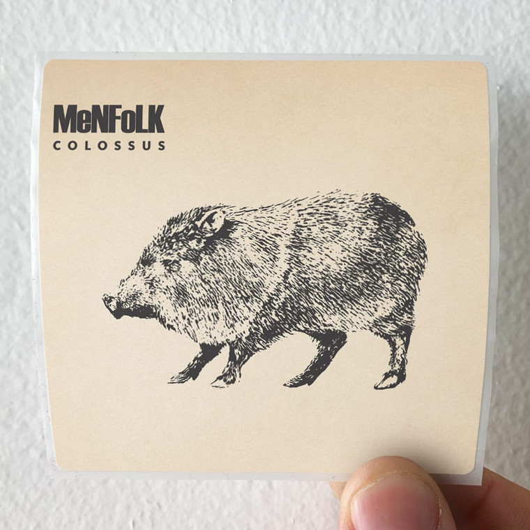 Menfolk Colossus Album Cover Sticker