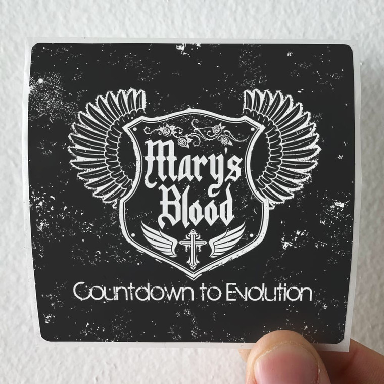 Marys Blood Countdown To Evolution 2 Album Cover Sticker Marys Blood Countdown To Evolution 2 Album Cover Sticker