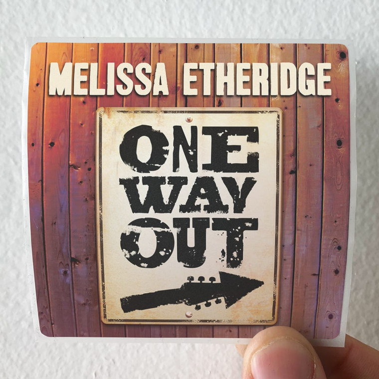 Melissa Etheridge One Way Out Album Cover Sticker