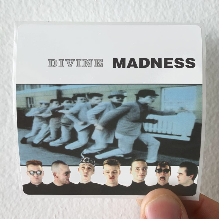Madness Divine Madness Album Cover Sticker