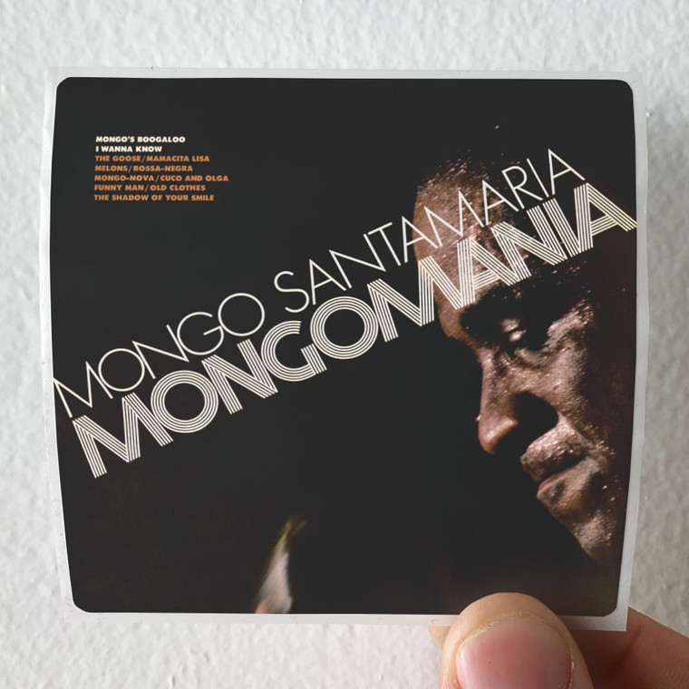 Mongo Santamaria Mongomania Album Cover Sticker