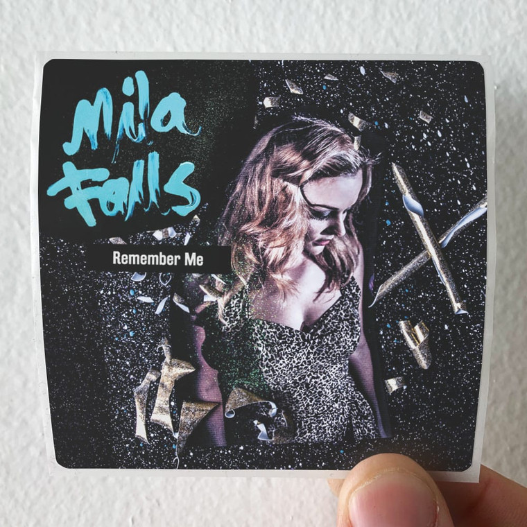 Mila Falls Remember Me Album Cover Sticker