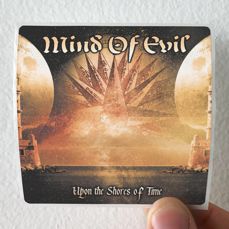 Mind of Evil Upon The Shores Of Time Album Cover Sticker