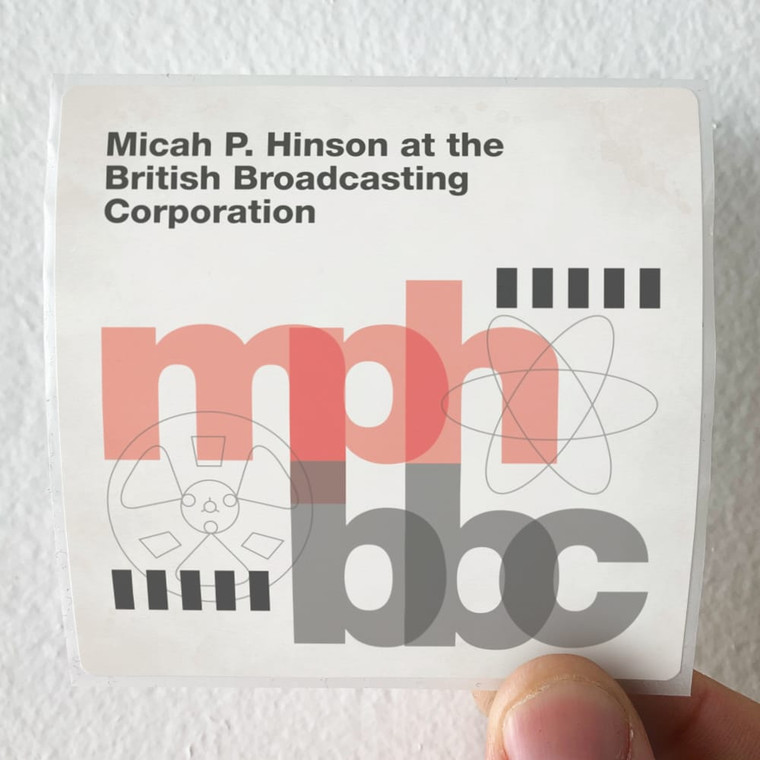Micah P Hinson At The British Broadcasting Corporation Album Cover Sticker