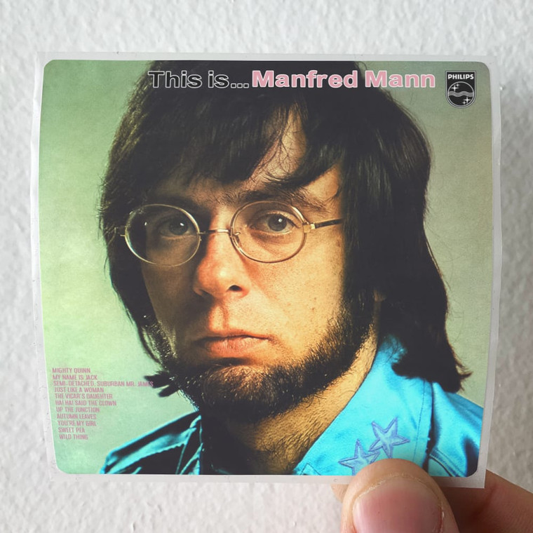 Manfred Mann This Is Manfred Mann Album Cover Sticker