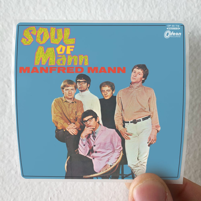 Manfred Mann Soul Of Mann Album Cover Sticker