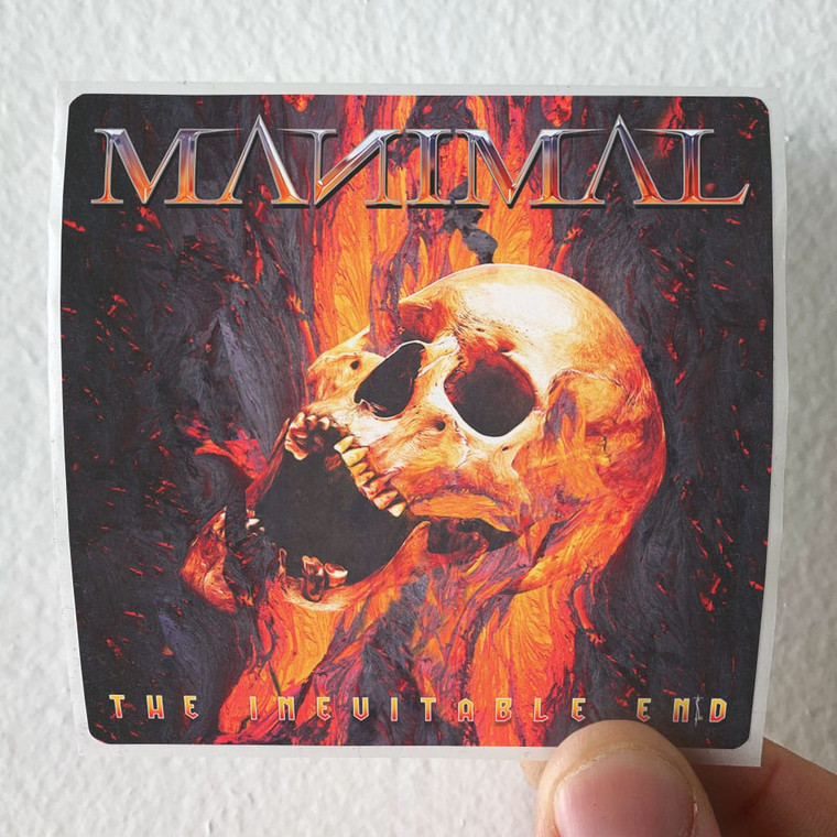 Manimal The Inevitable End Album Cover Sticker