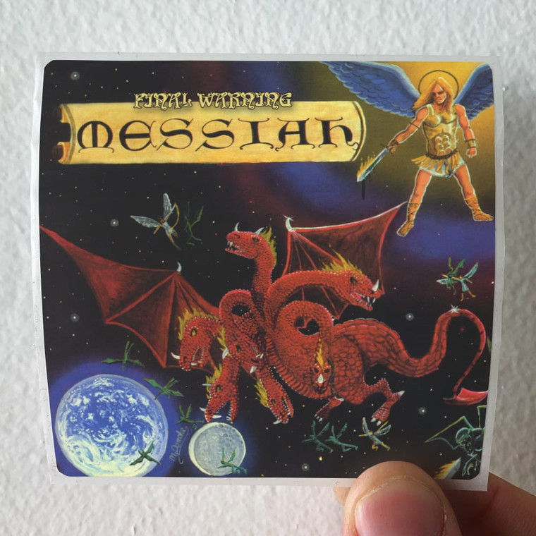 Messiah Final Warning Album Cover Sticker