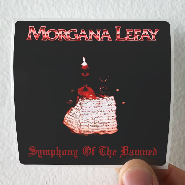 Morgana Lefay Symphony Of The Damned Album Cover Sticker