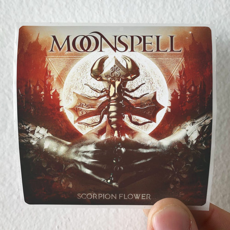 Moonspell Scorpion Flower Album Cover Sticker