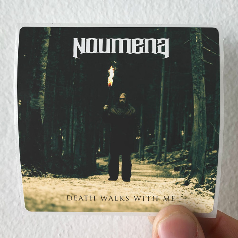 Noumena Death Walks With Me Album Cover Sticker