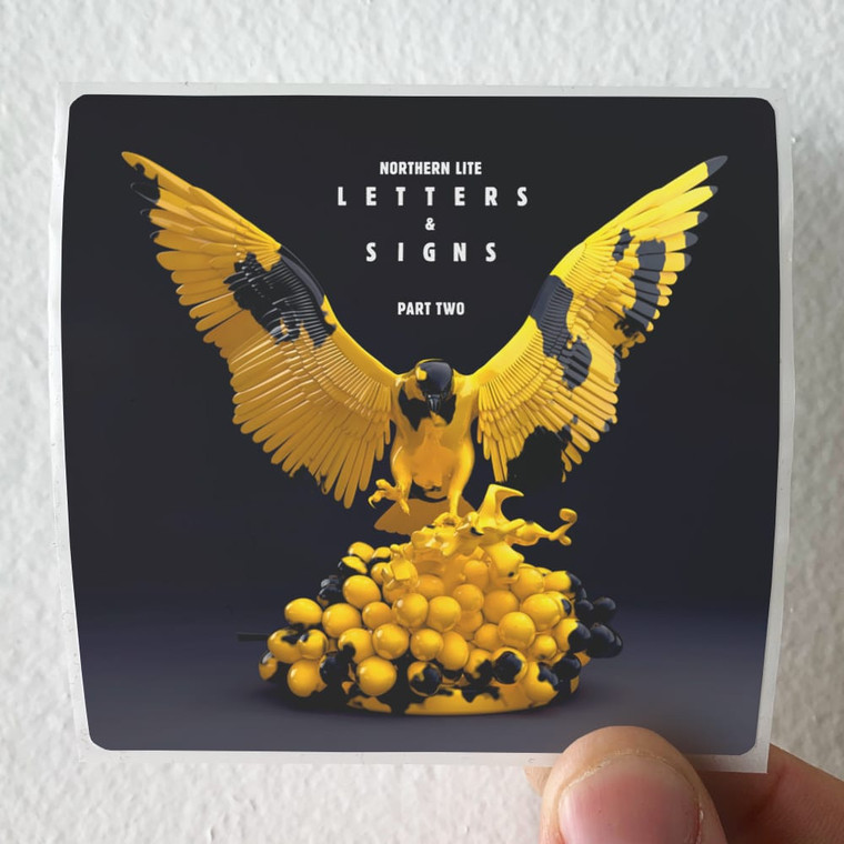 Northern Lite Letters Signs Part Two Album Cover Sticker