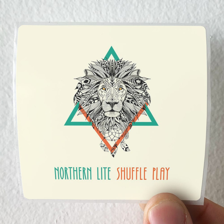 Northern Lite Shuffle Play Album Cover Sticker