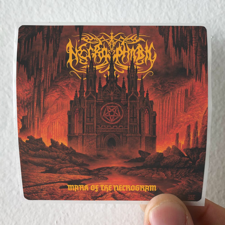 Necrophobic Mark Of The Necrogram 1 Album Cover Sticker