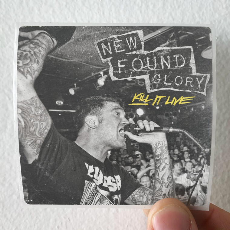 New Found Glory Kill It Live Album Cover Sticker New Found Glory Kill It Live Album Cover Sticker