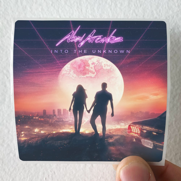 New Arcades Into The Unknown Album Cover Sticker