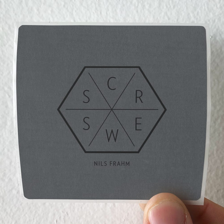Nils Frahm Screws Album Cover Sticker