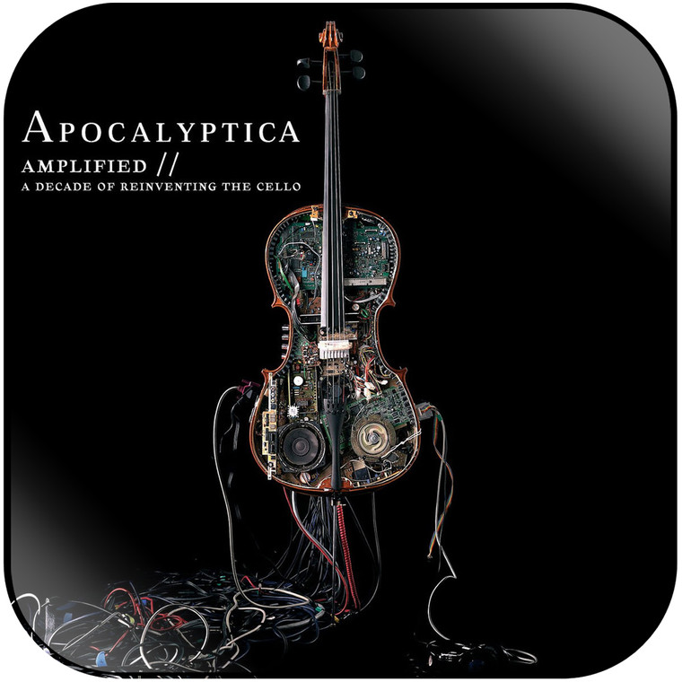 Apocalyptica Amplified A Decade Of Reinventing The Cello Album Cover Sticker Album Cover Sticker