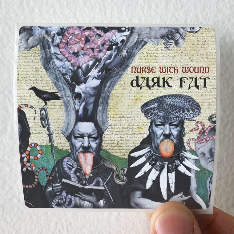 Nurse With Wound Dark Fat Album Cover Sticker