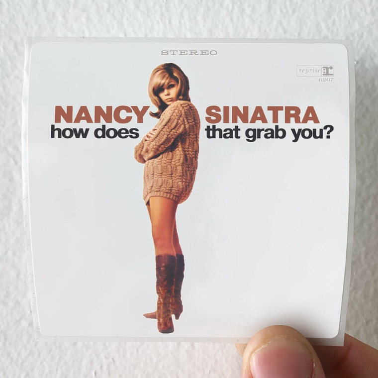 Nancy Sinatra How Does That Grab You Album Cover Sticker