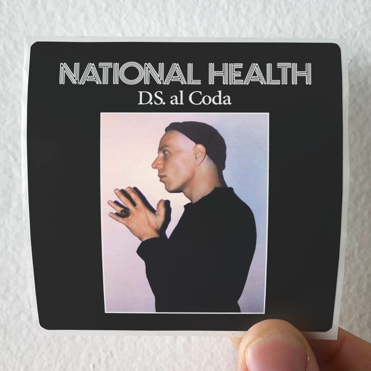 National Health Ds Al Coda Album Cover Sticker