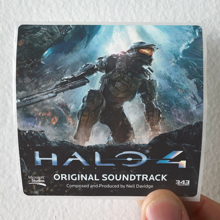 Neil Davidge Halo 4 Album Cover Sticker