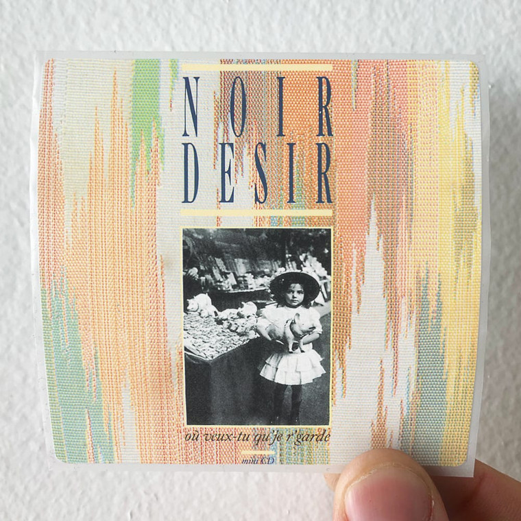 Noir Desir O Veux Tu Quje Rgarde Album Cover Sticker