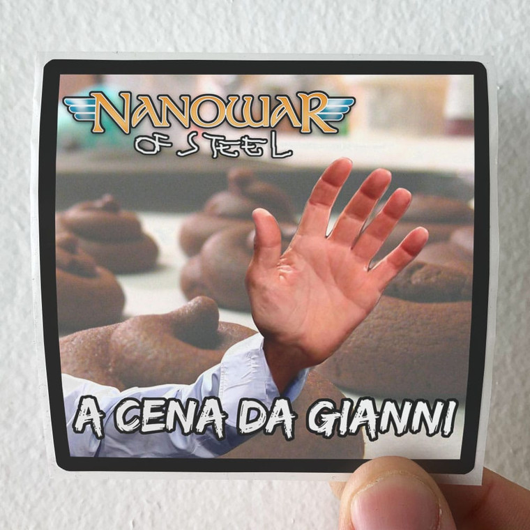 Nanowar A Cena Da Gianni Album Cover Sticker