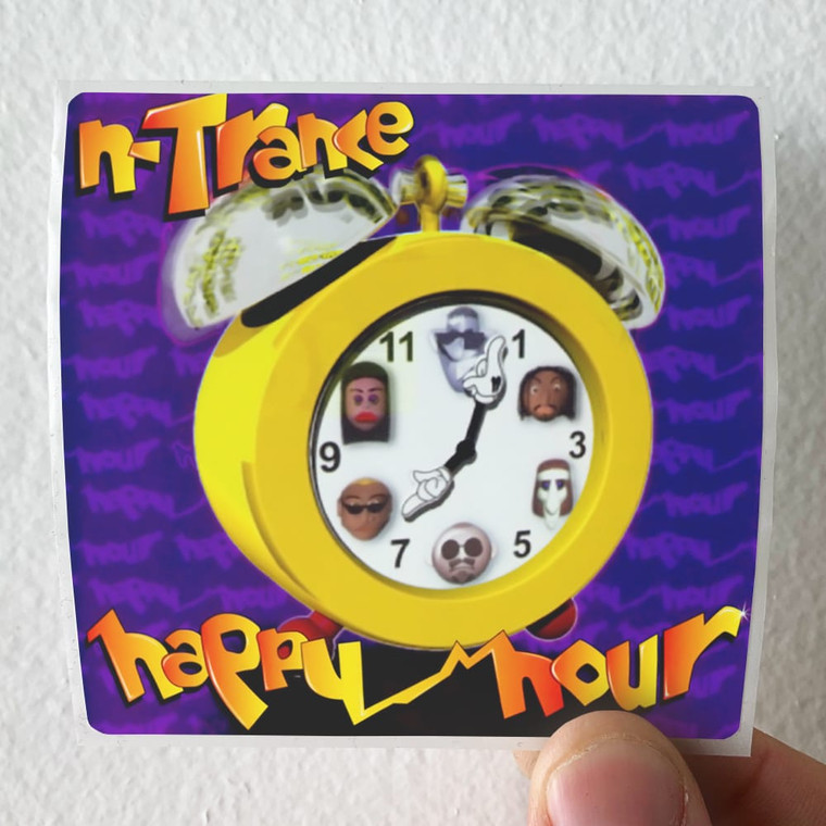 N-Trance Happy Hour Album Cover Sticker