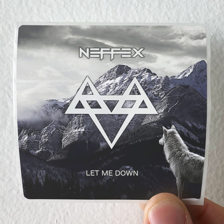Neffex Let Me Down Album Cover Sticker