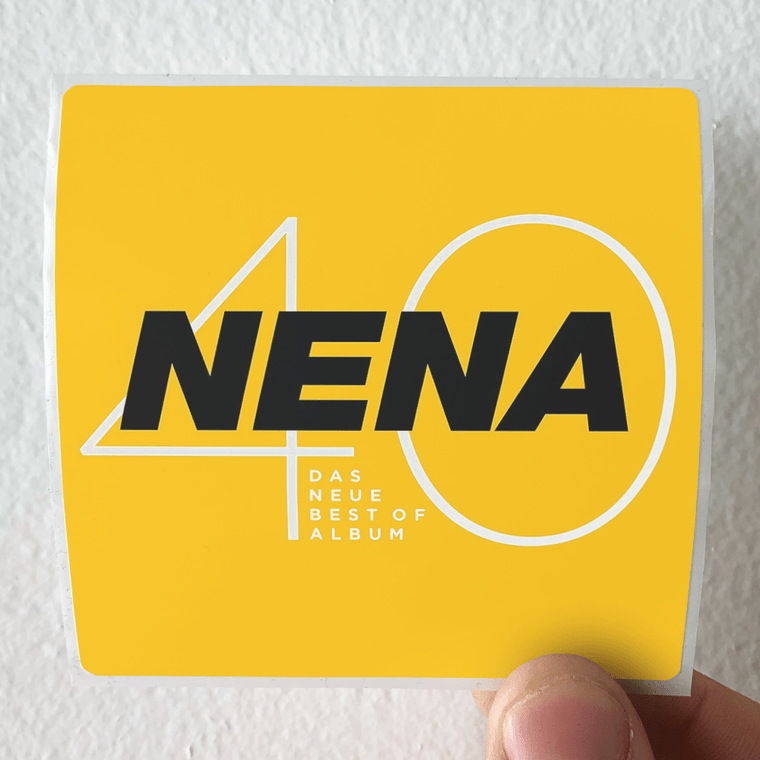 Nena Nena 40 Das Neue Best Of Album Album Cover Sticker