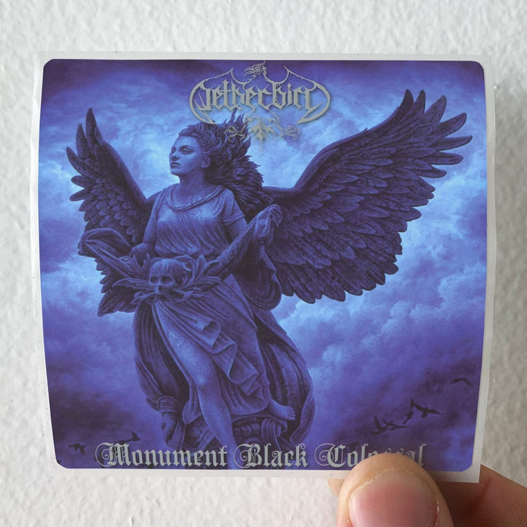 Netherbird Monument Black Colossal Album Cover Sticker
