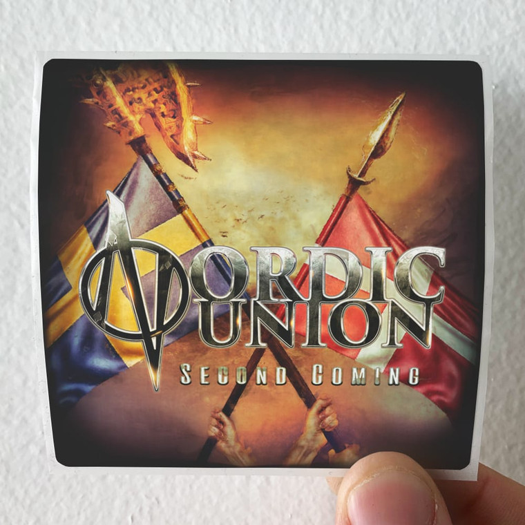 Nordic Union Second Coming Album Cover Sticker