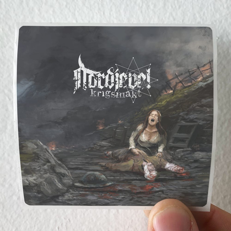 Nordjevel Krigsmakt Album Cover Sticker